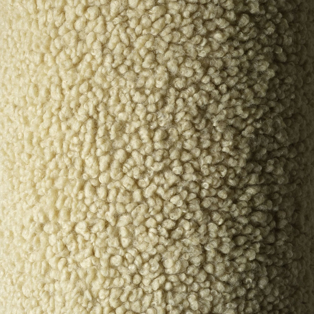 Polstermöbel wigiwama Pouffe aus Teddystoff, runder Sitzhocker für Kinder