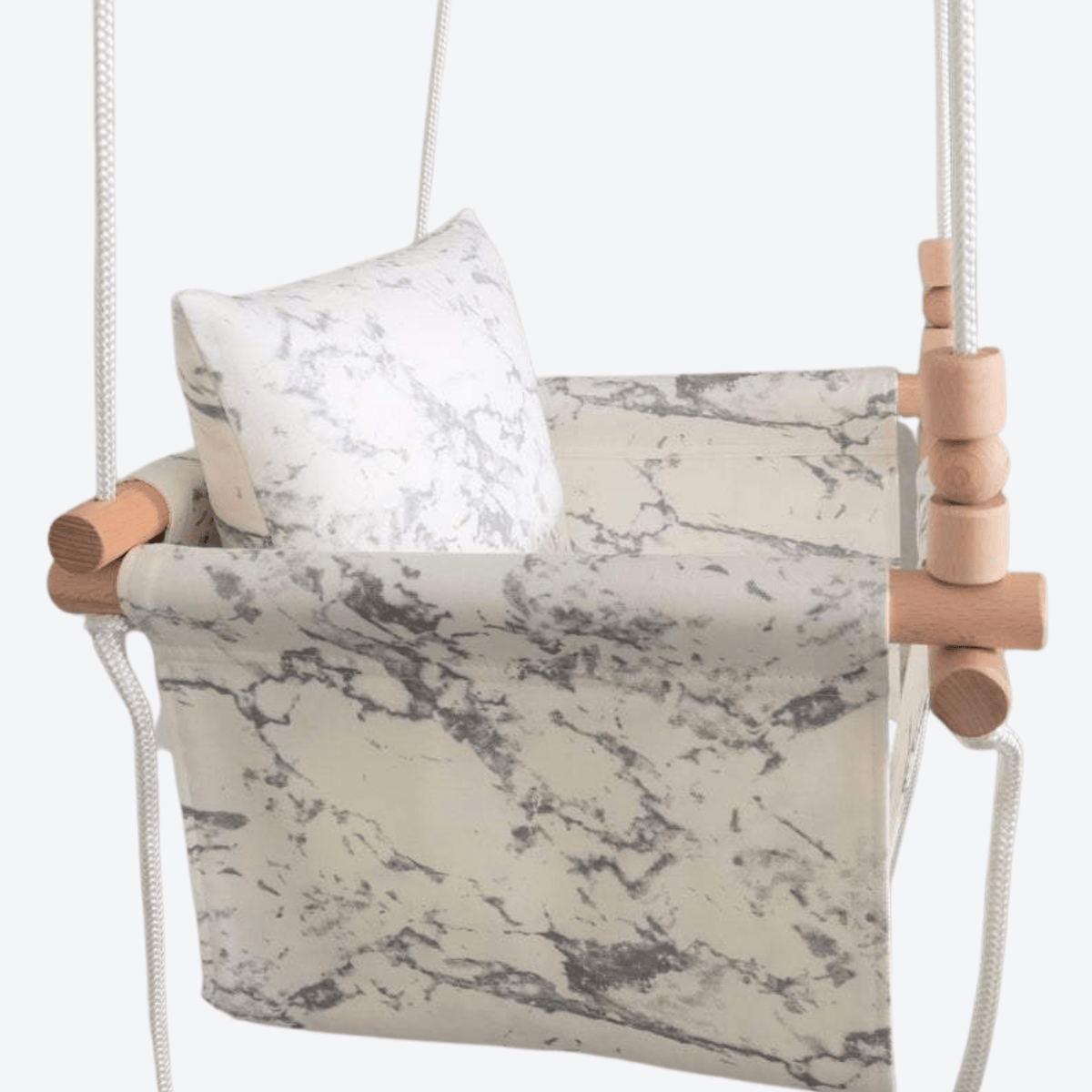 Schaukel Babyschaukel Baumwolle Marmor-Design