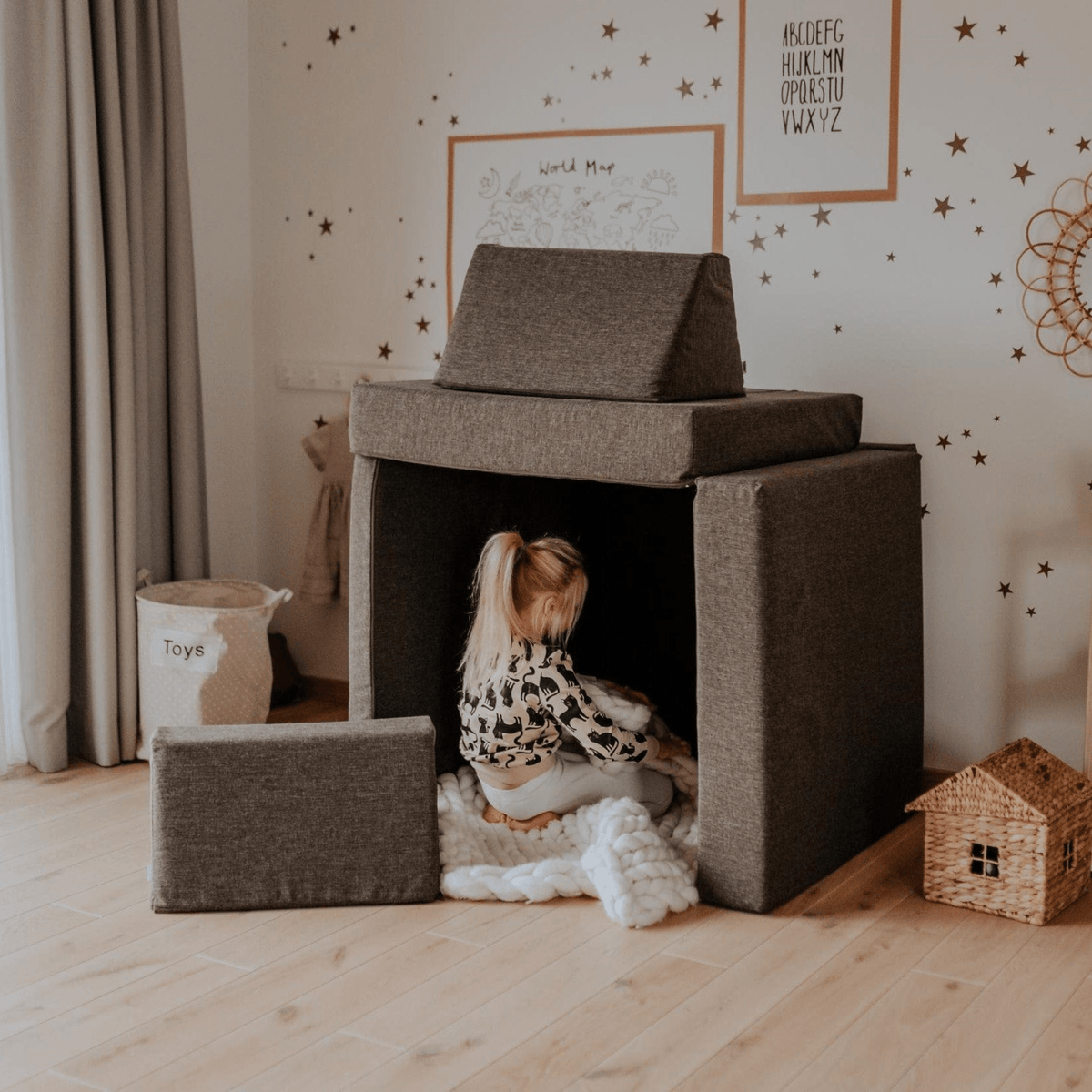Polstermöbel Kindersofa Kindercouch Spielsofa Klappbar