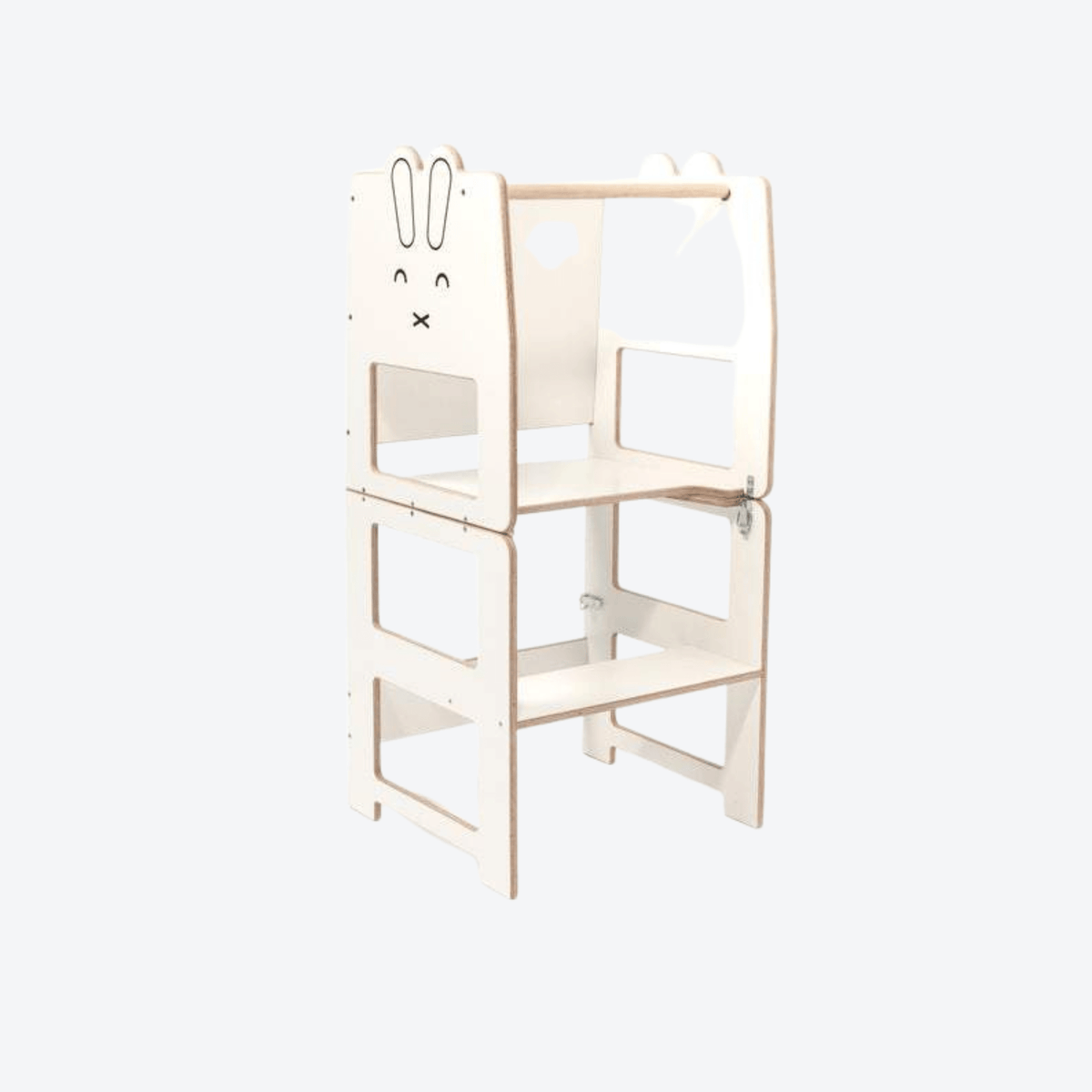 Learning Tower Lernturm wandelbarer mit Schreibtafel Design Hase