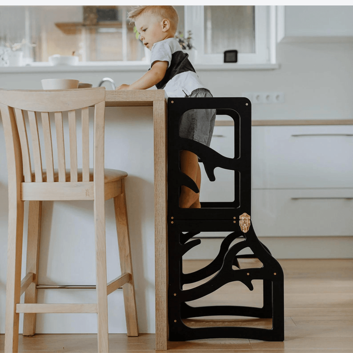 Learning Tower Lernturm Learning Tower 3in1 Schwarz