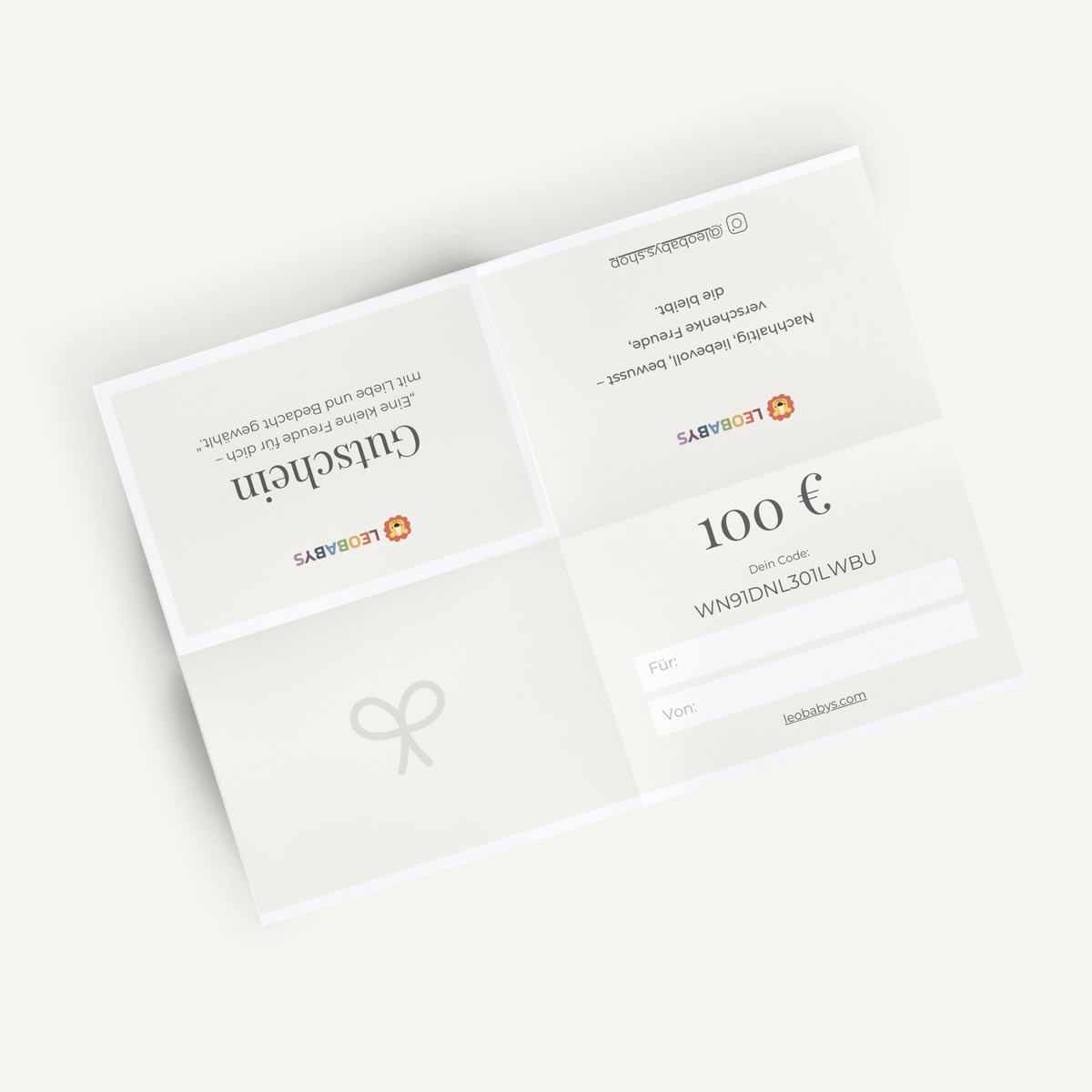 Geschenkgutschein 100€ Geschenkgutschein