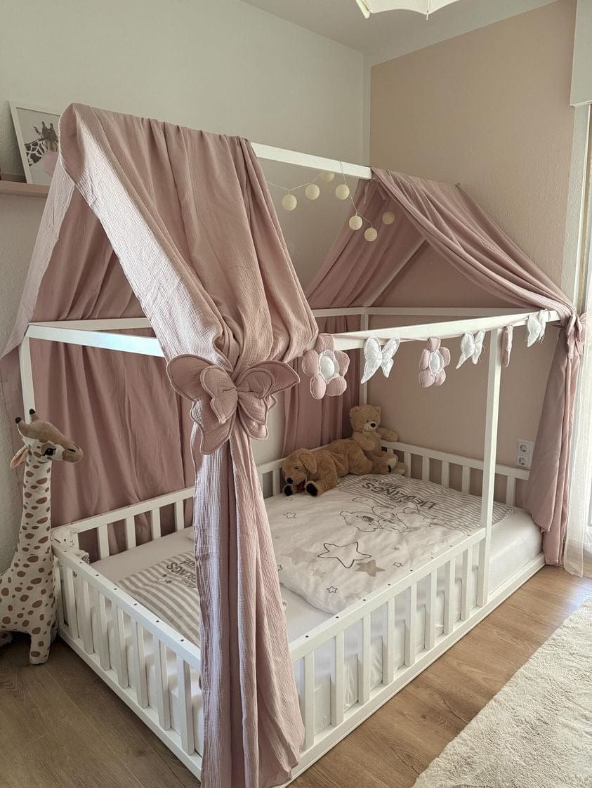 Betten und Klettergerüste Montessori inspirierte Hausbett Kinderbett Bodenbett