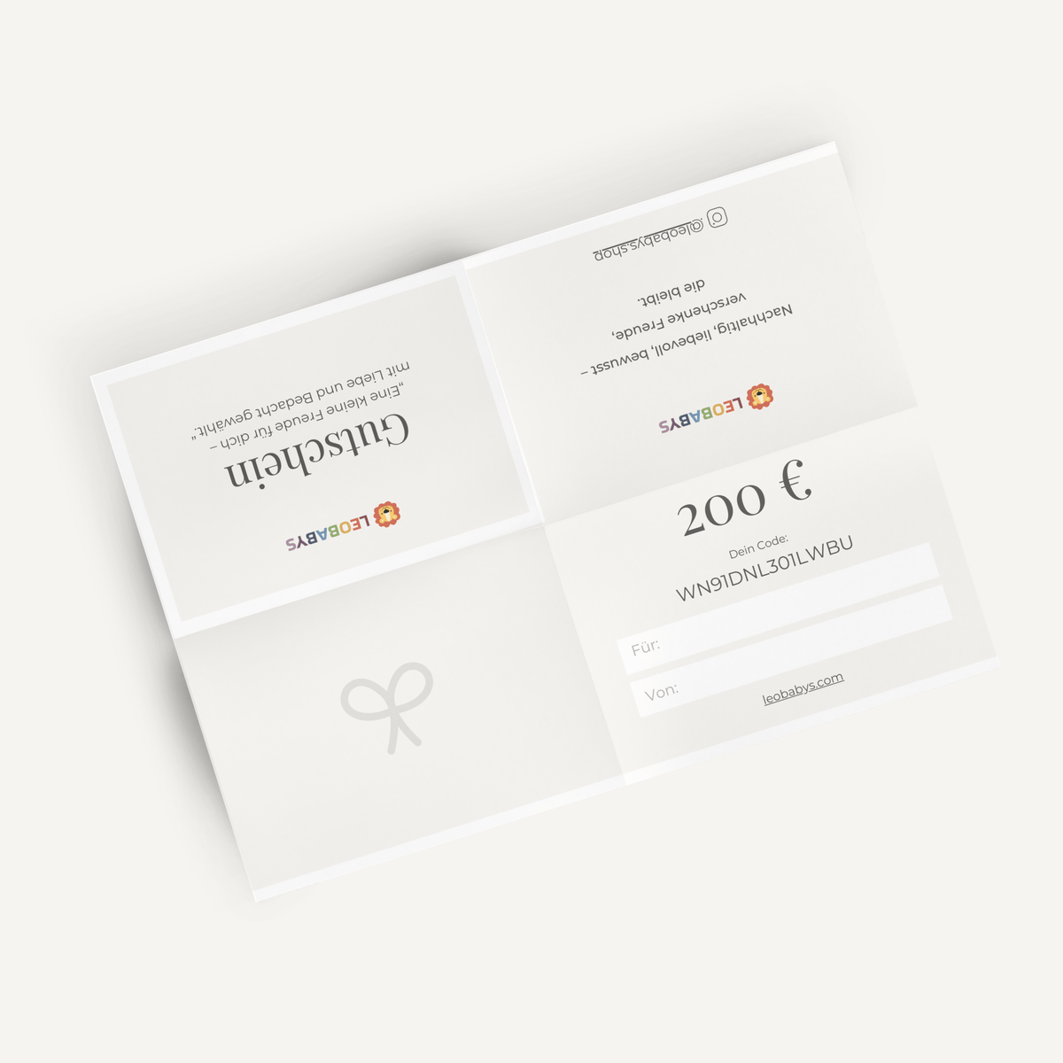 Geschenkgutschein 200€ Geschenkgutschein