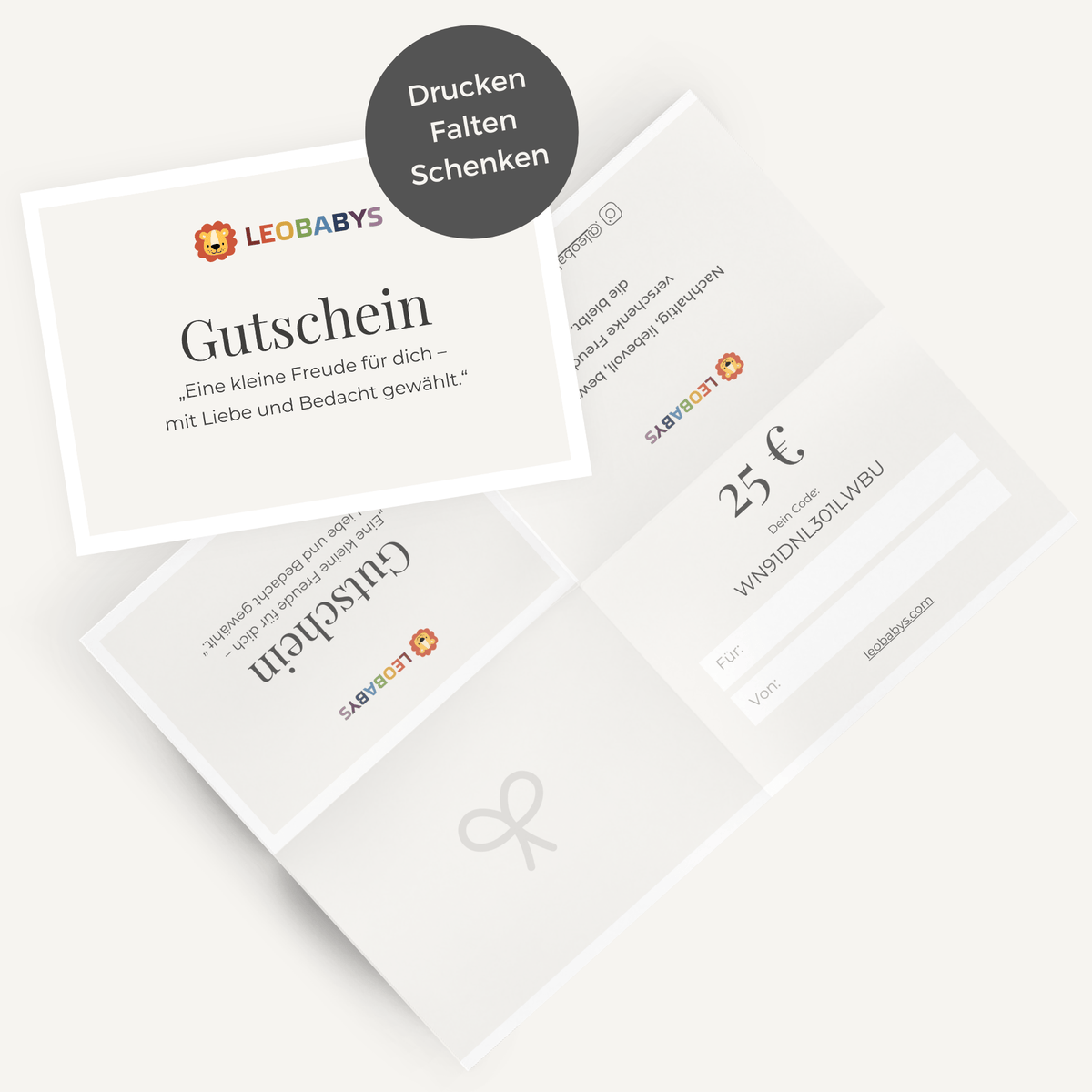 Geschenkgutschein 25€ Geschenkgutschein