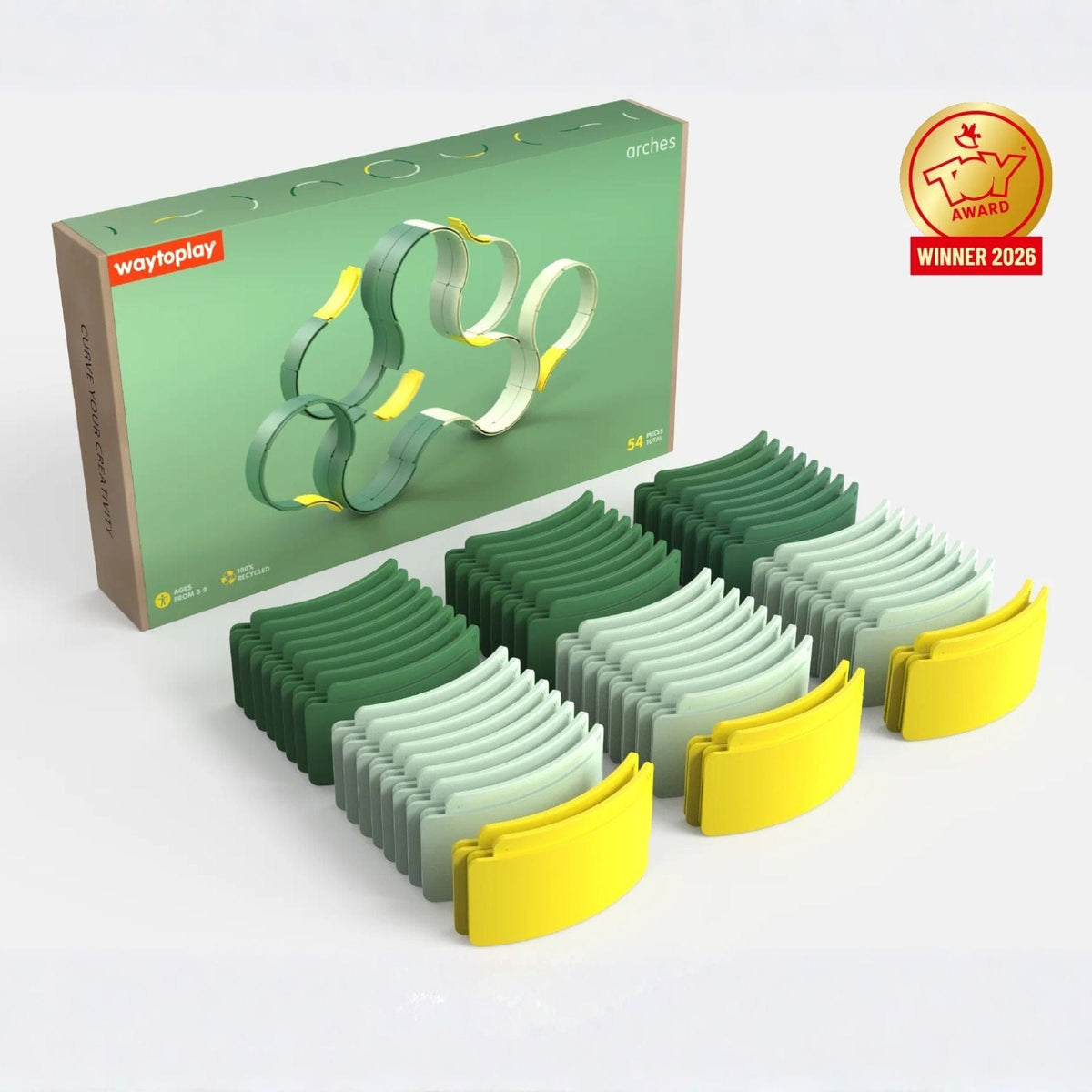 Konstruktionsspielzeug Arches Builder Set – Konstruktionsspielzeug | 54 Boegen | waytoplay