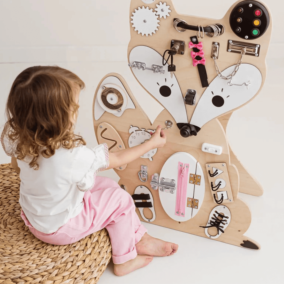 Busy Board Busy Board - Activity Board - Füchsin Pink "Stefania"
