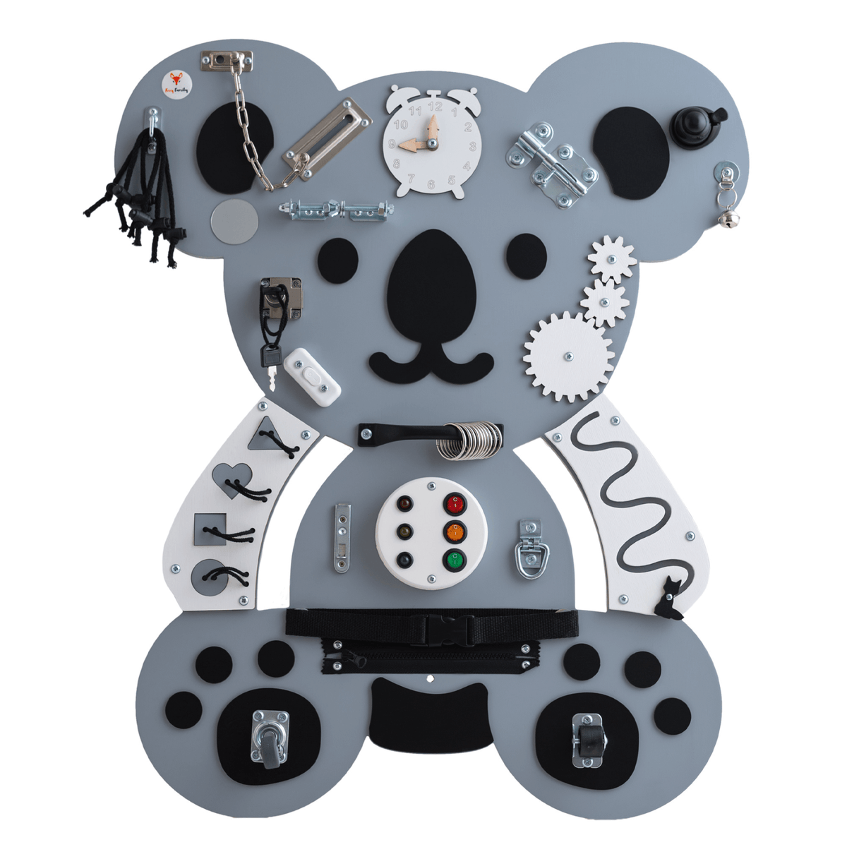 Busy Board Activity Board Koala aus Holz - Busy Board mit 21 Elementen | Oskar