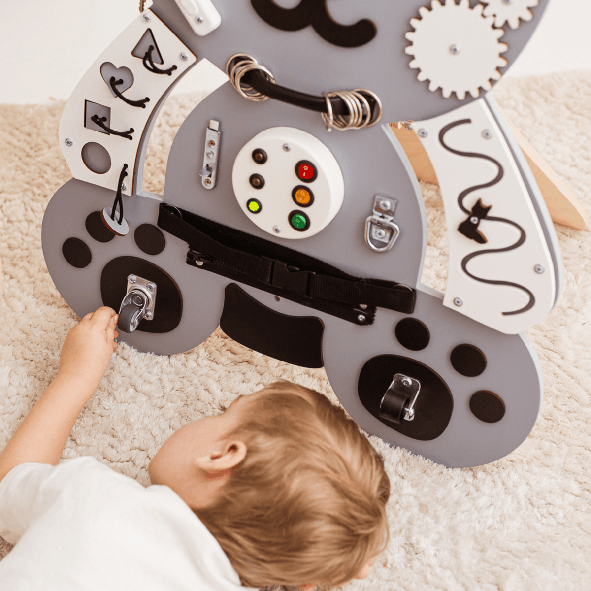 Busy Board Activity Board Koala aus Holz - Busy Board mit 21 Elementen | Oskar