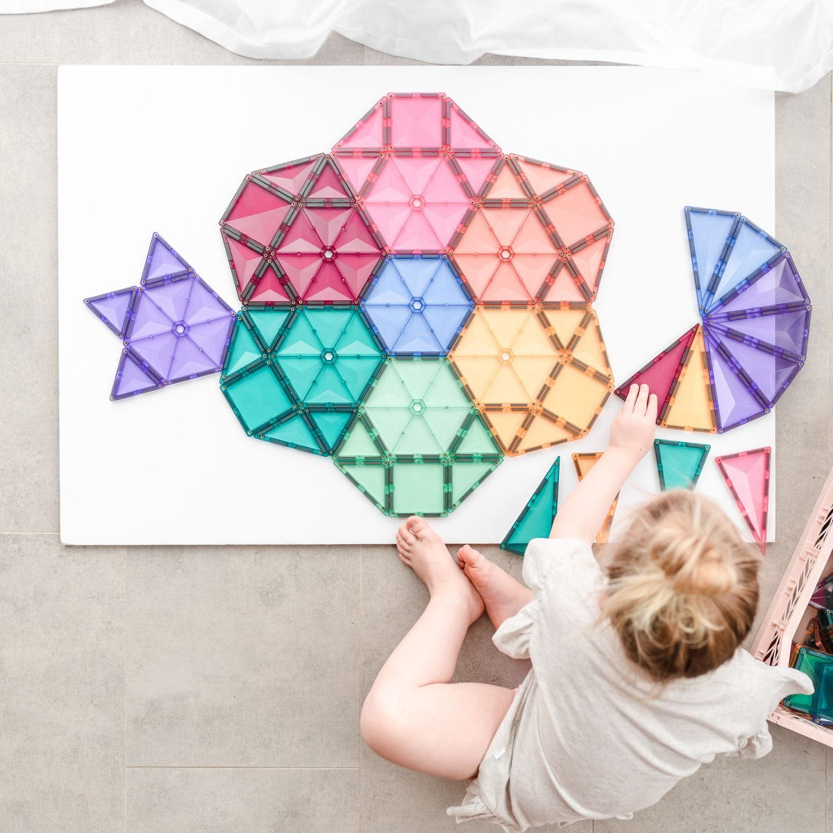 Magnetbausteine Connetix Pastel Mega Pack — 202 Magnetbausteine