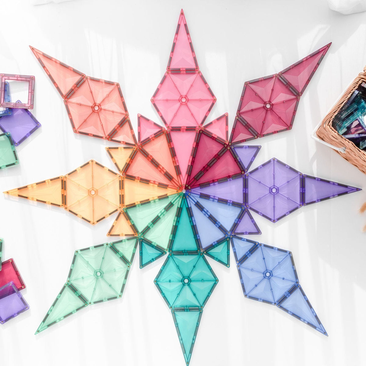 Magnetbausteine Connetix Pastel Mega Pack — 202 Magnetbausteine
