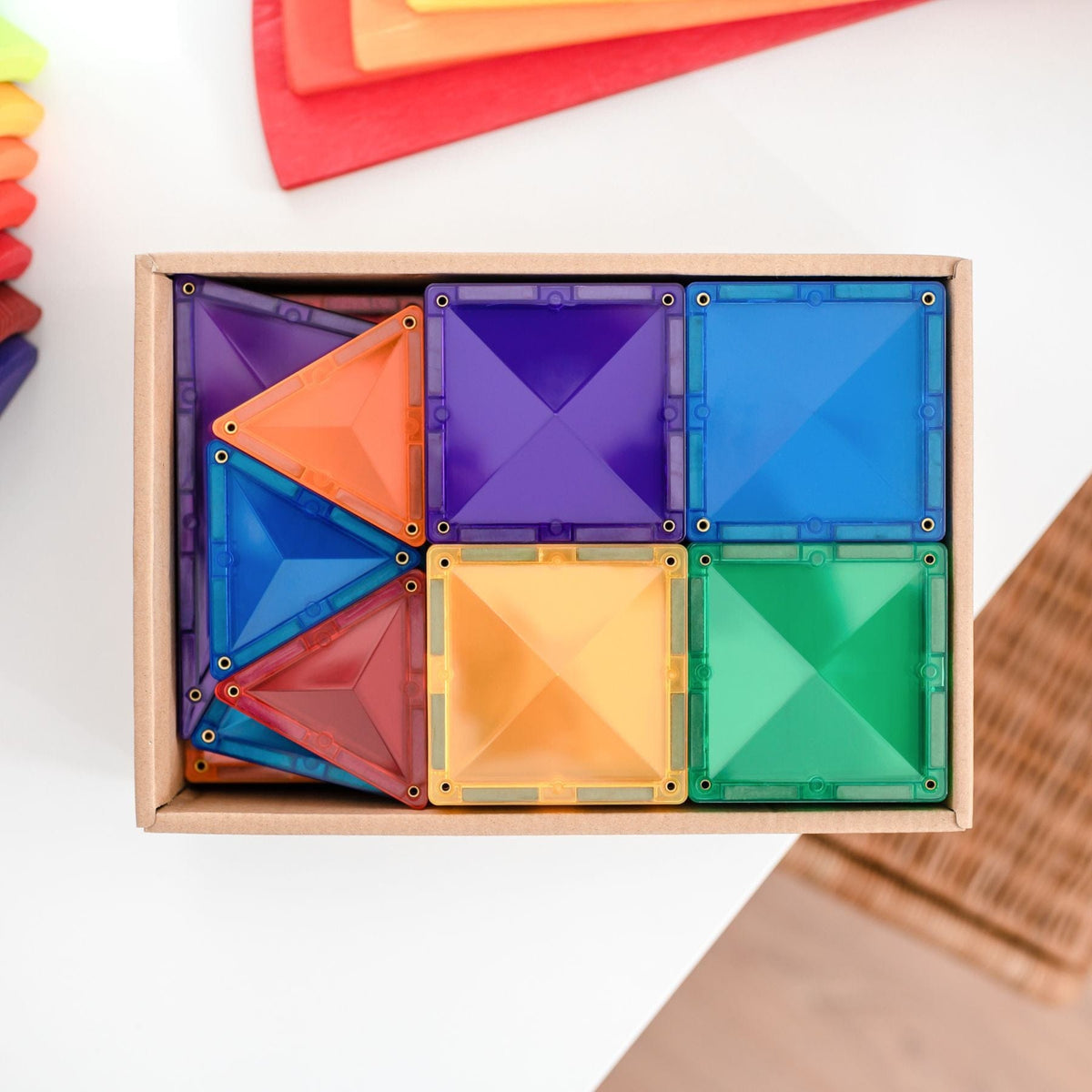 Magnetbausteine Connetix Rainbow Starter Pack — 60 Magnetbausteine
