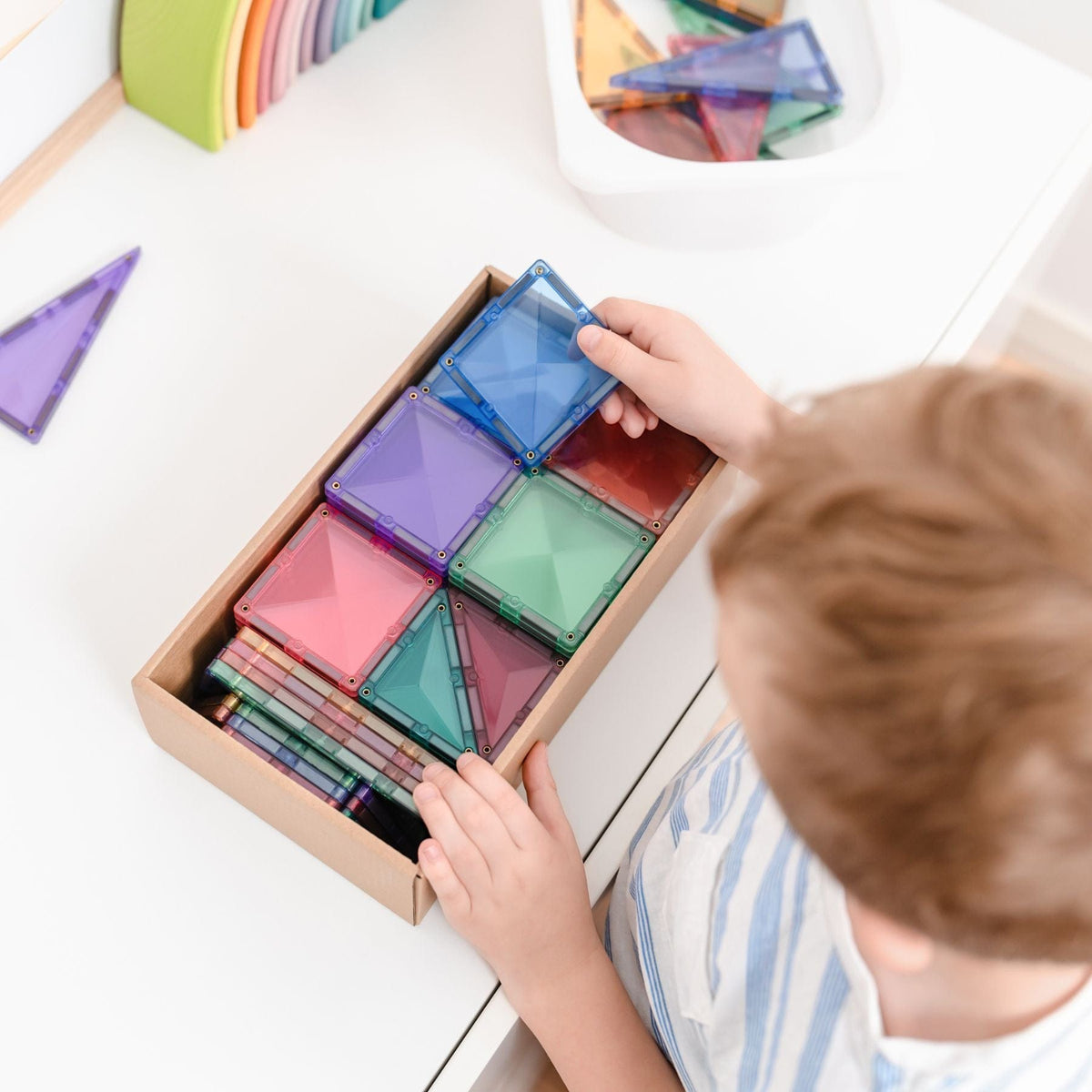 Magnetbausteine Connetix Pastel Starter Pack — 64 Magnetbausteine