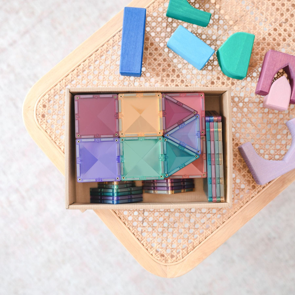 Magnetbausteine Connetix Pastel Starter Pack — 64 Magnetbausteine
