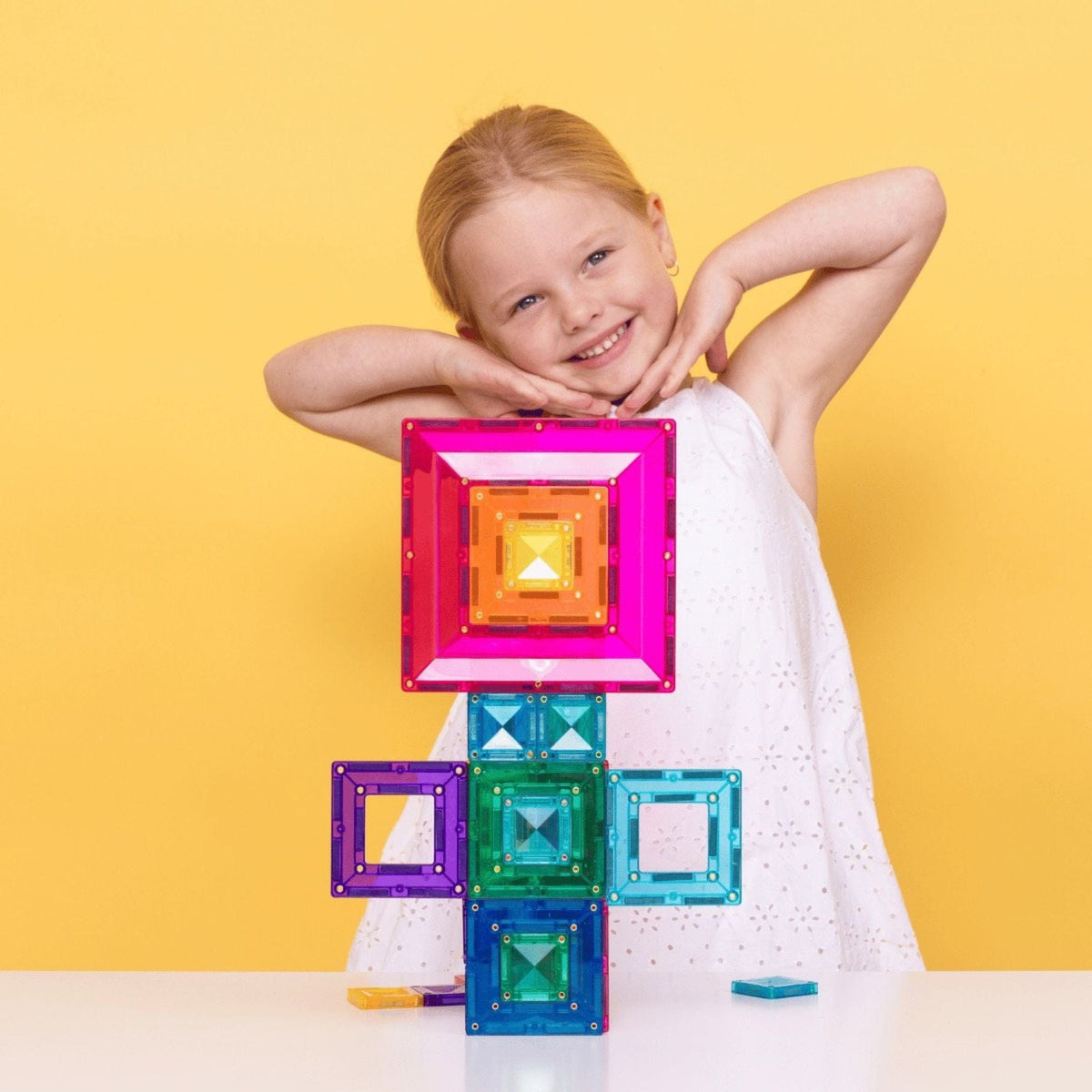 Magnetbausteine Connetix Bright Portal Pack — 48 Magnetbausteine