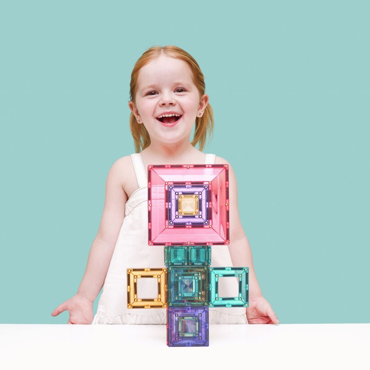 Magnetbausteine Connetix Pastel Portal Pack — 48 Magnetbausteine