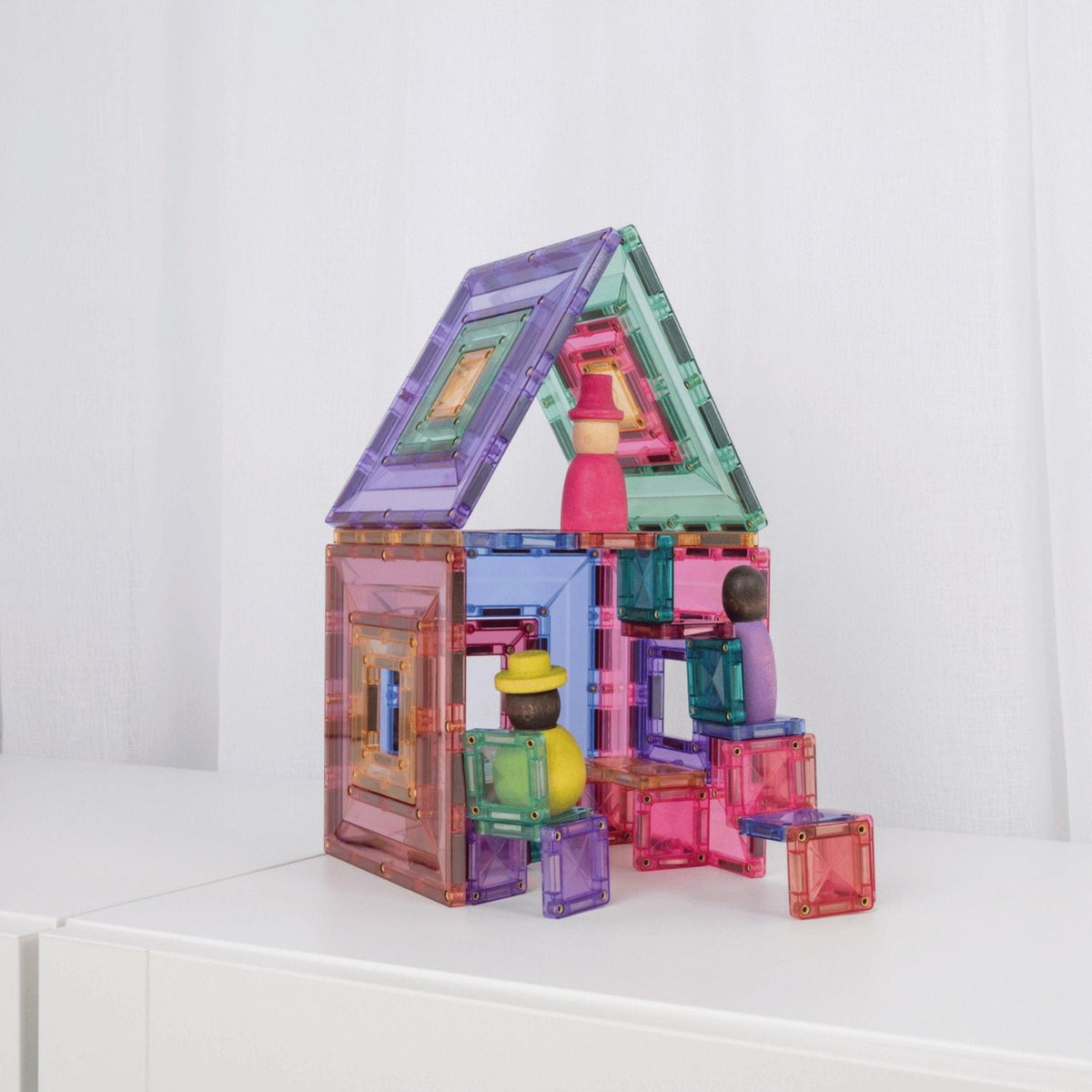 Magnetbausteine Connetix Pastel Portal Pack — 48 Magnetbausteine