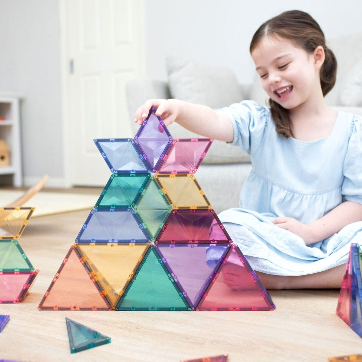 Magnetbausteine Connetix Pastel Shape Expansion Pack — 48 Teile