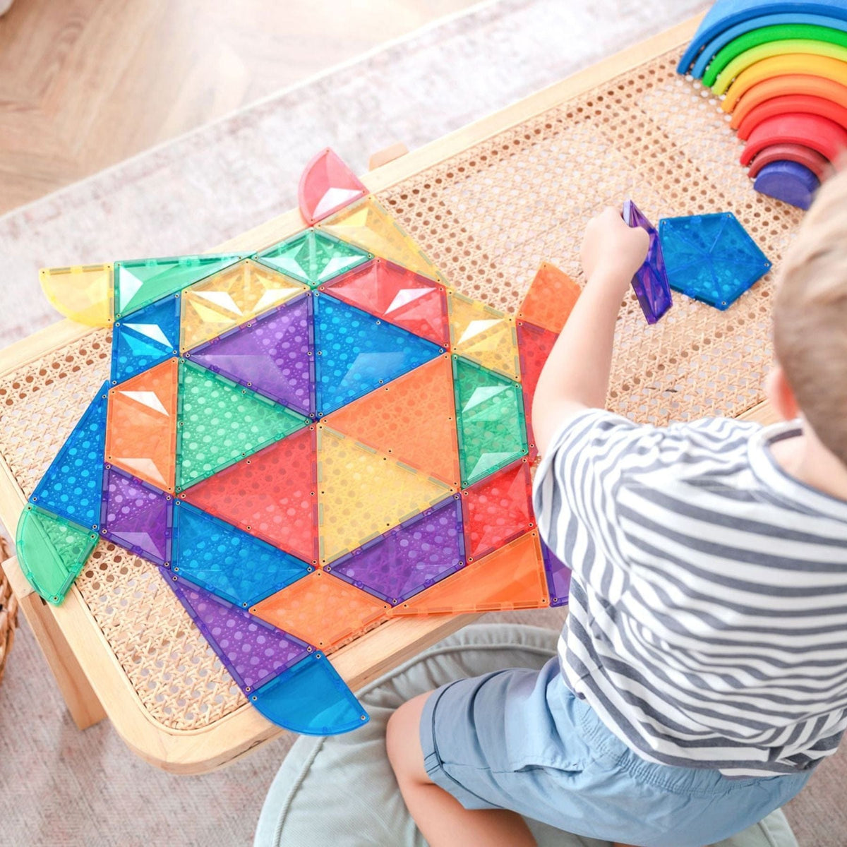 Magnetbausteine Connetix Rainbow Shape Expansion Pack — 36 Teile