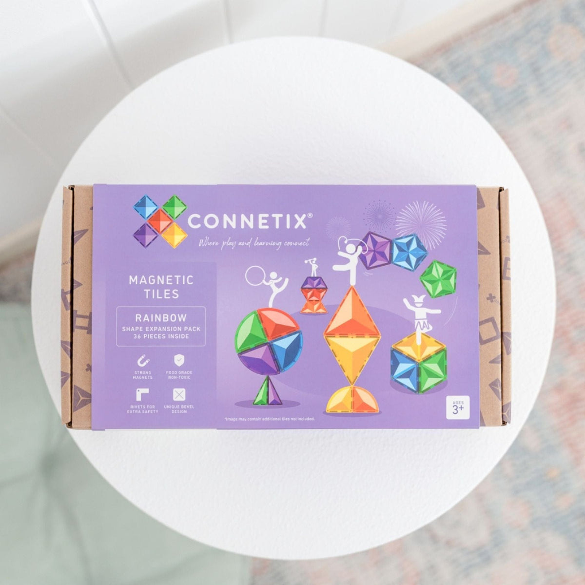 Magnetbausteine Connetix Rainbow Shape Expansion Pack — 36 Teile