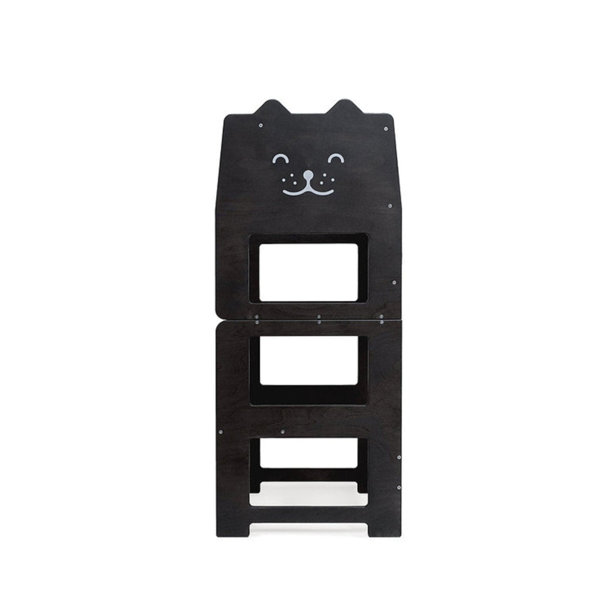 Learning Tower Lernturm wandelbarer mit Schreibtafel Design Katze