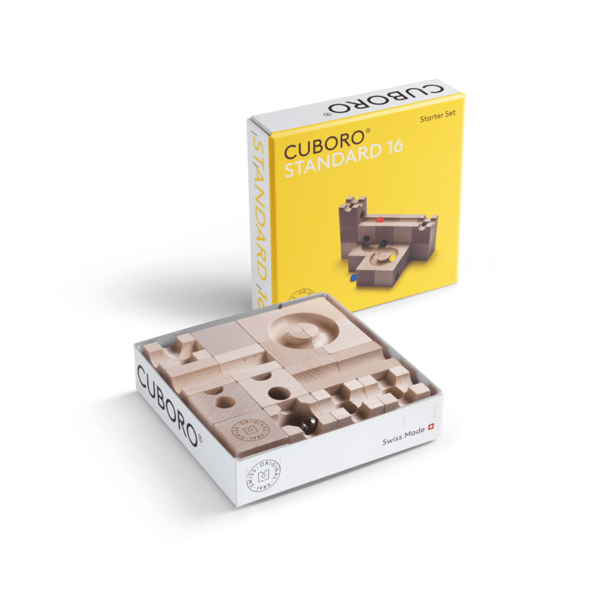 Kugelbahn Cuboro STANDARD 16 - Kugelbahn - kleine Starter Set