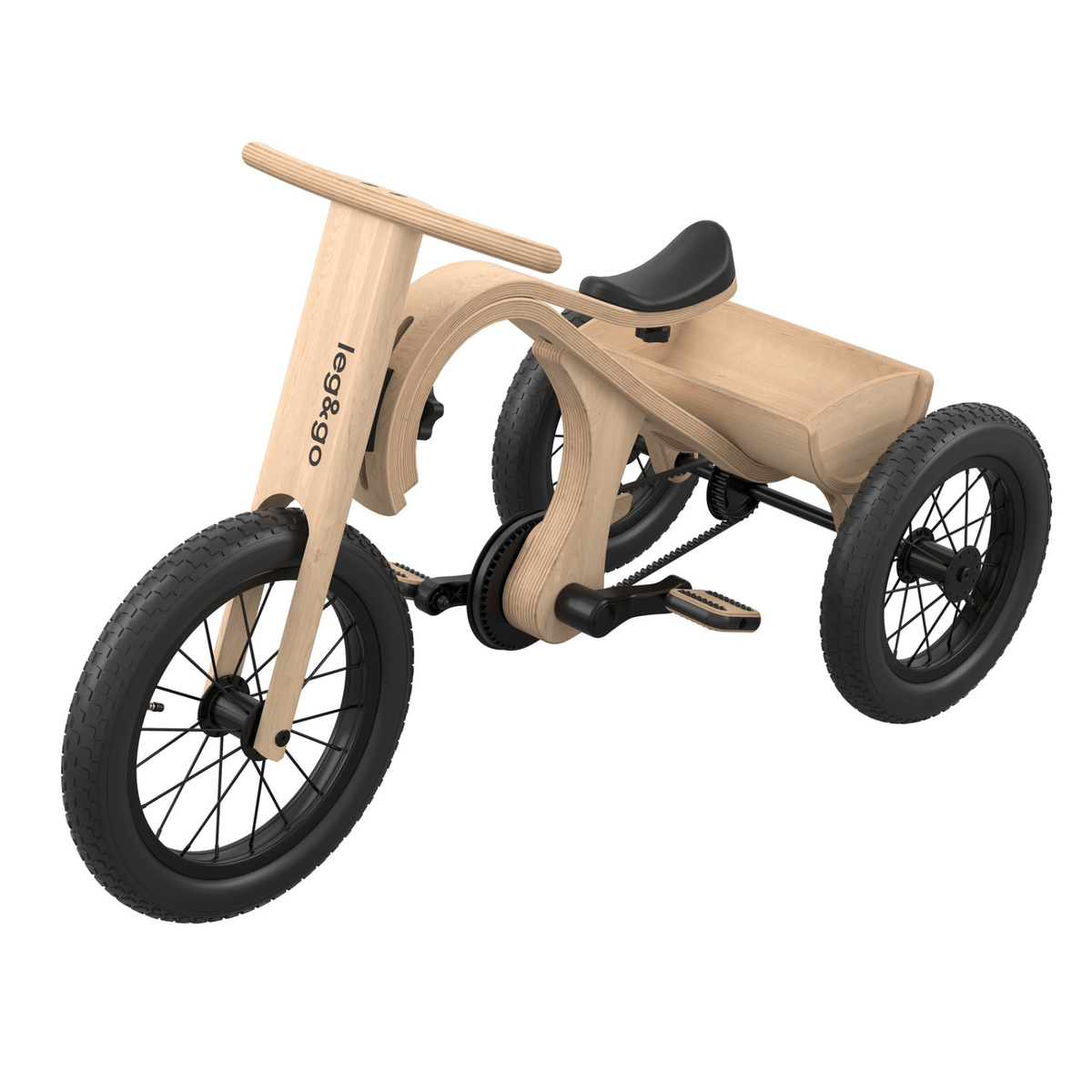 Laufräder Dreirad Erweiterung für Laufrad Balance Bike 3in1