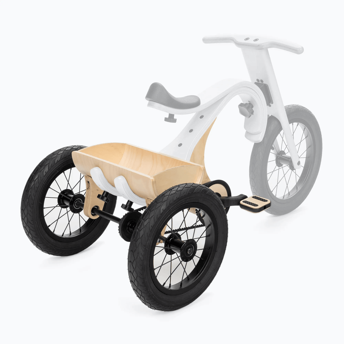Laufräder Dreirad Erweiterung für Laufrad Balance Bike 3in1