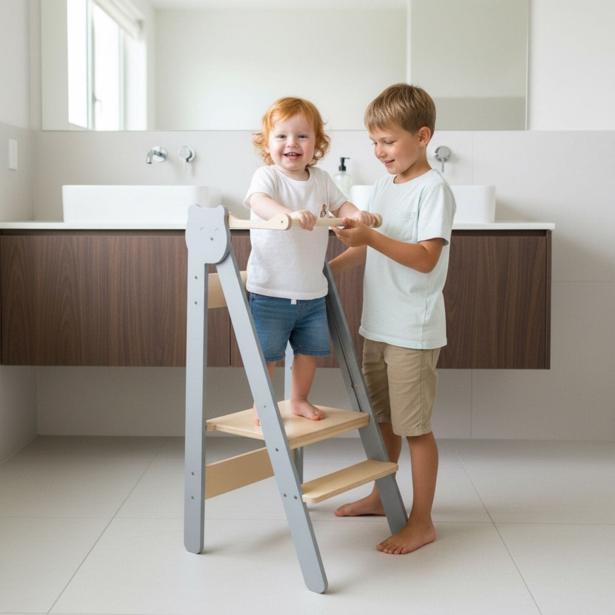 Learning Tower Faltbarer Lernturm klappbar - Tier Design