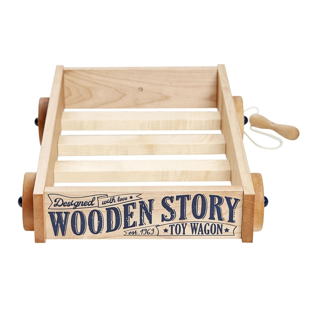 Holzspielzeug & Bausteine Holztrolley - Lauflernwagen & Spielzeug-Trolley aus Holz | Wooden Story