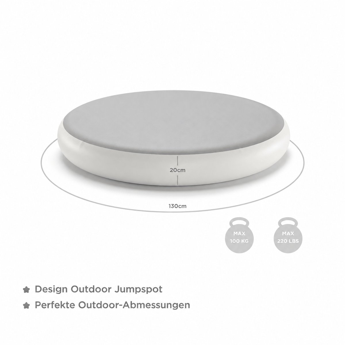 Trampolin Outdoor Jumpspot – Jupiduu Garten & Terrassen Hüpfpolster