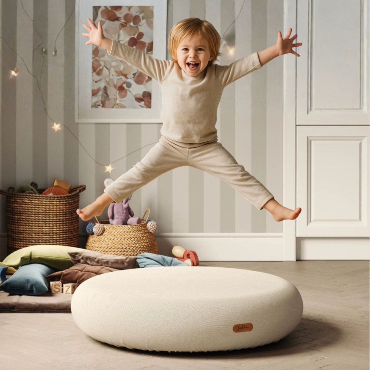 Trampolin Jumpspot – Indoor Hüpfpolster und Kindertrampolin von Jupiduu
