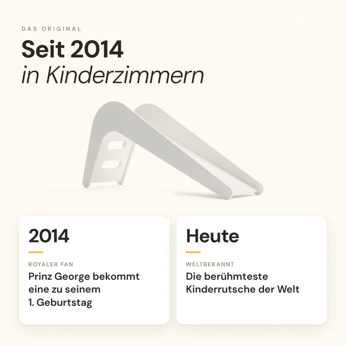 Rutsche Kinderrutsche – Indoor Holzrutsche (145 cm)