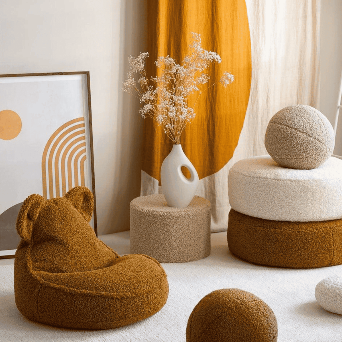 Sitzsäcke Kinder-Sitzkissen aus Teddy I wigiwama