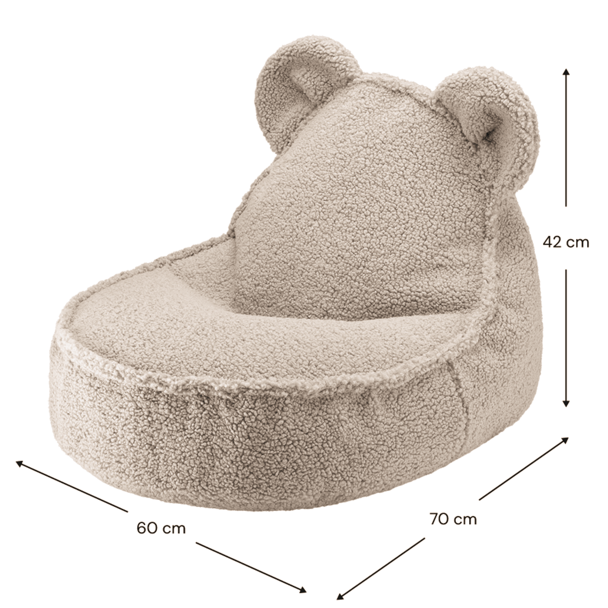 Sitzsäcke Kinder-Sitzsack Bär aus Teddy I wigiwama