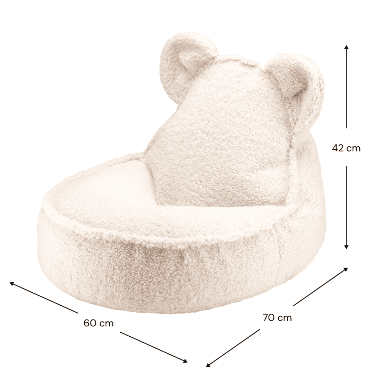 Sitzsäcke Kinder-Sitzsack Bär aus Teddy I wigiwama