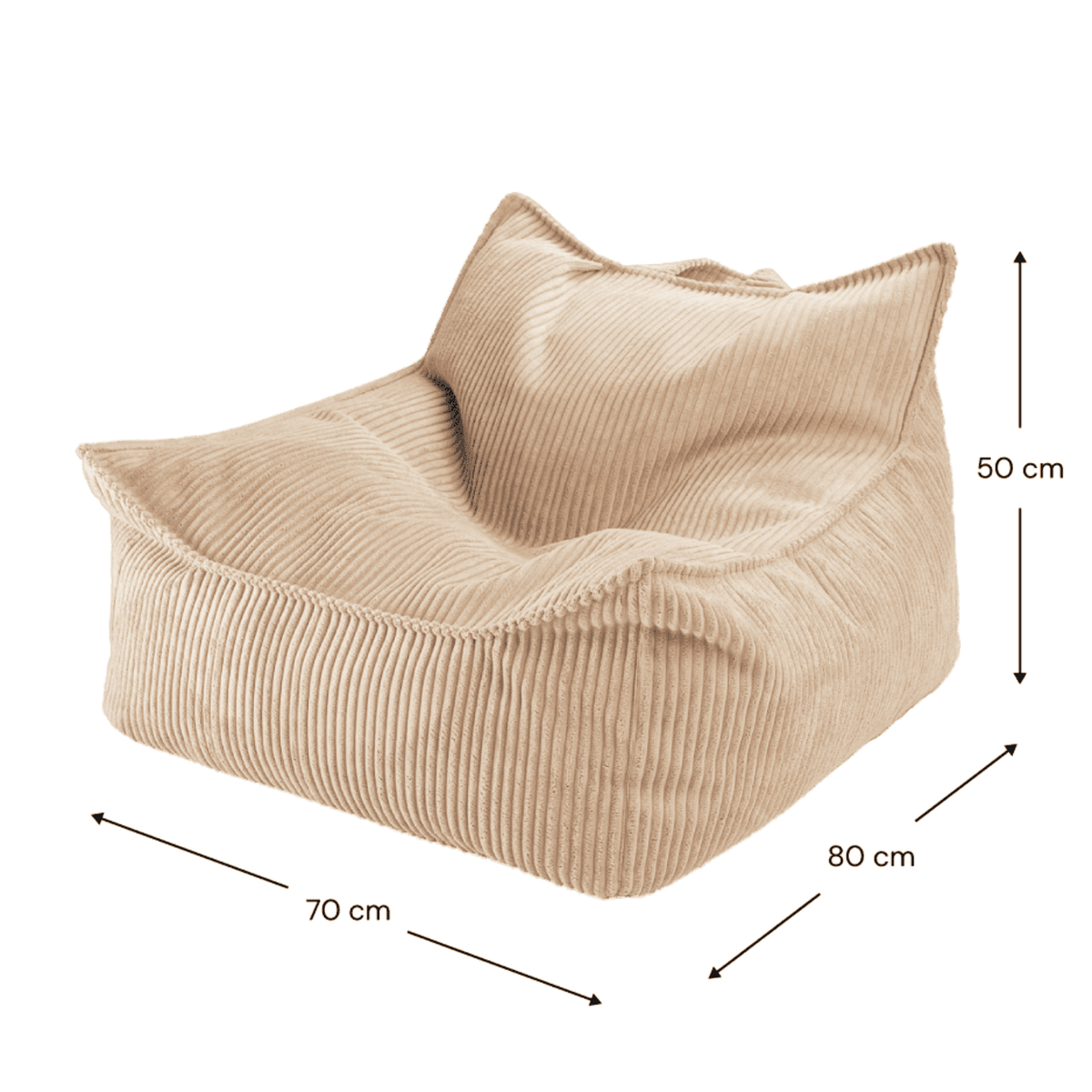 Sitzsäcke Kinder-Sitzsack Sessel aus Cord I wigiwama