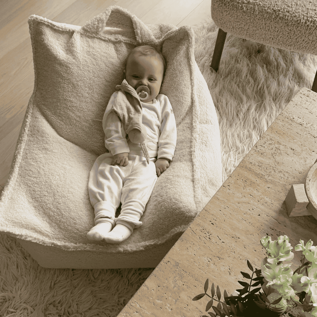 Sitzsäcke Kinder-Sitzsack Sessel aus Teddy I wigiwama