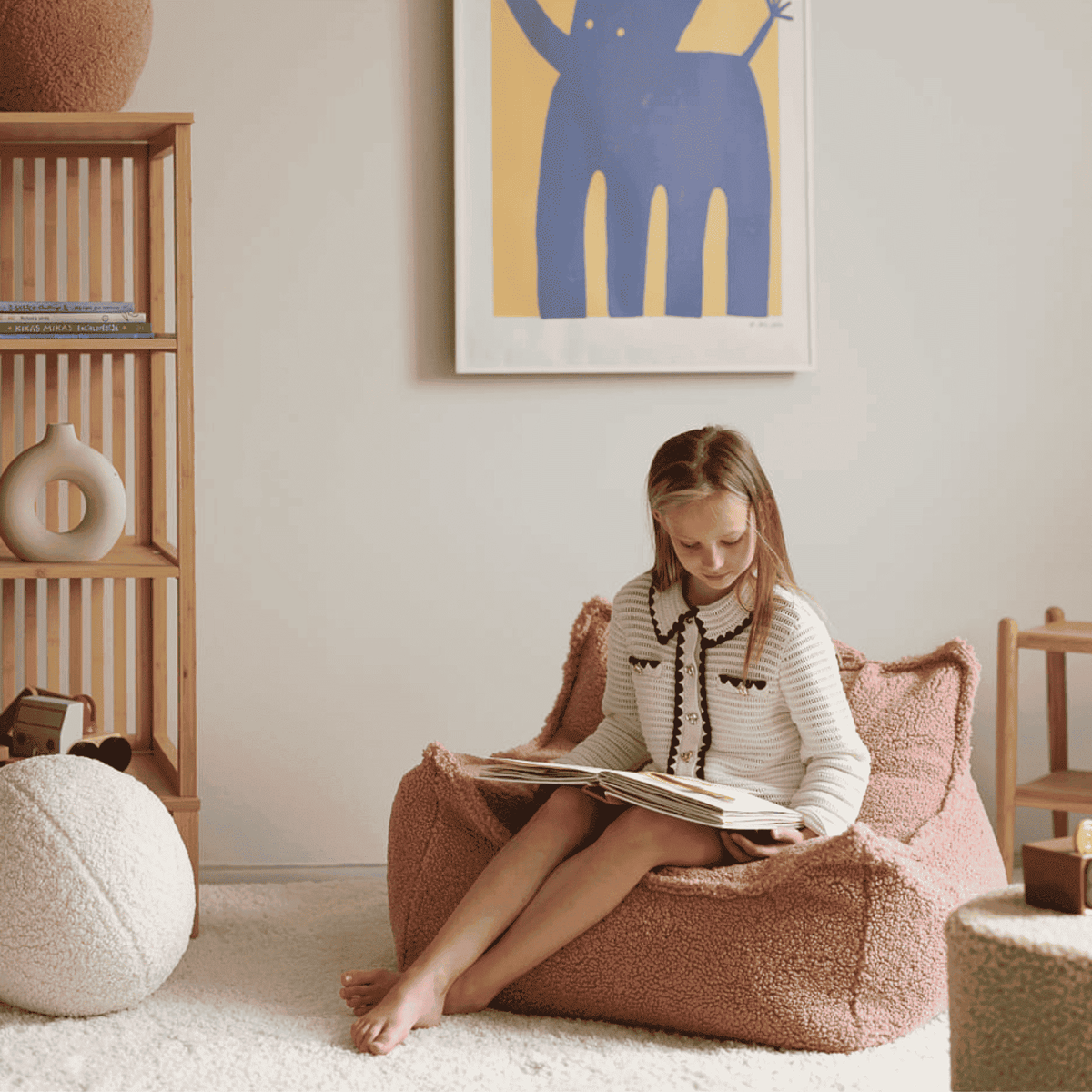 Sitzsäcke Kinder-Sitzsack Sessel aus Teddy I wigiwama