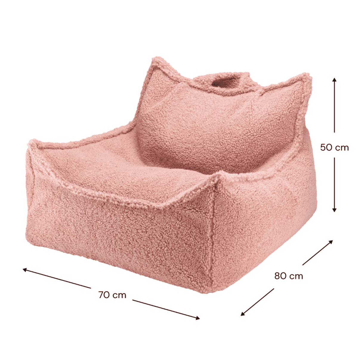 Sitzsäcke Kinder-Sitzsack Sessel aus Teddy I wigiwama