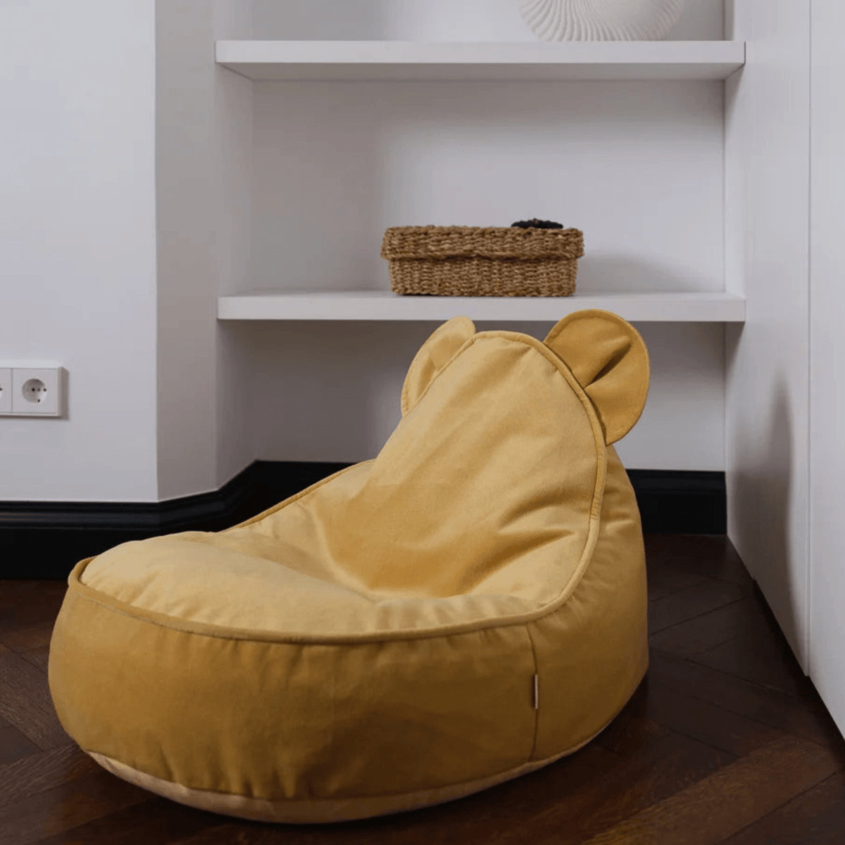 Sitzsäcke Kinder Sitzsack Bär aus Samt I wigiwama