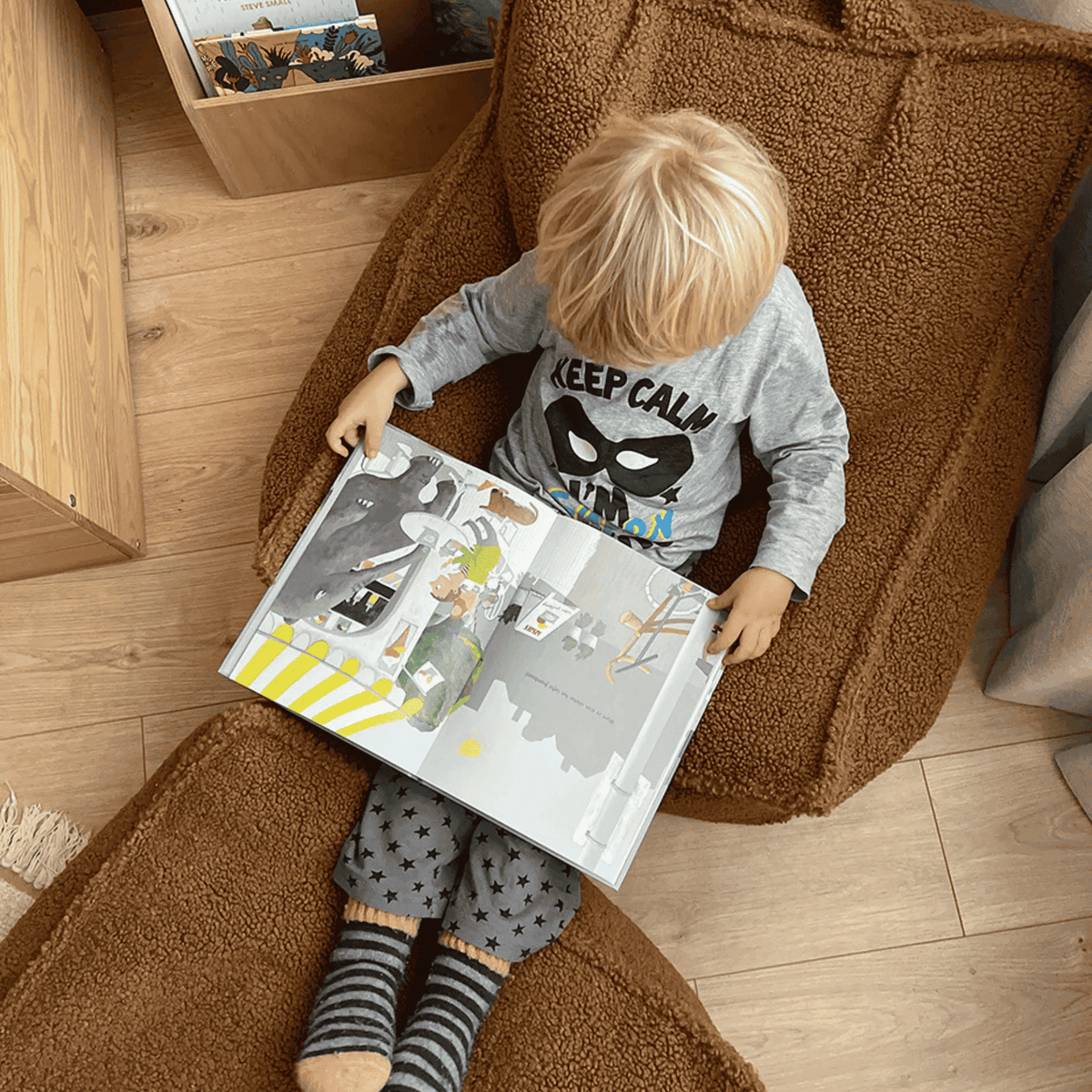 Sitzsäcke Kinder-Sitzsack Sessel aus Teddy I wigiwama