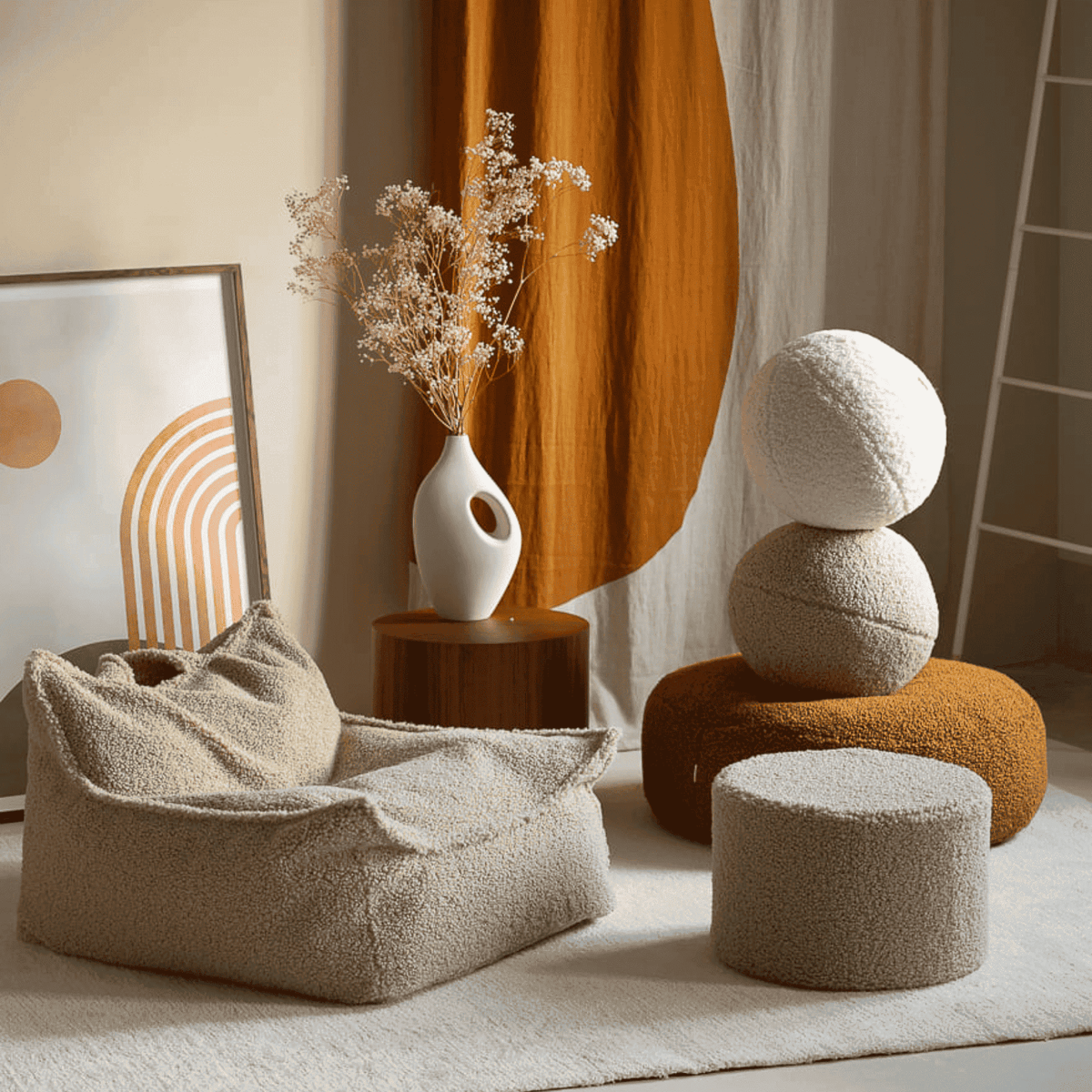 Sitzsäcke Kinder-Sitzsack Sessel aus Teddy I wigiwama