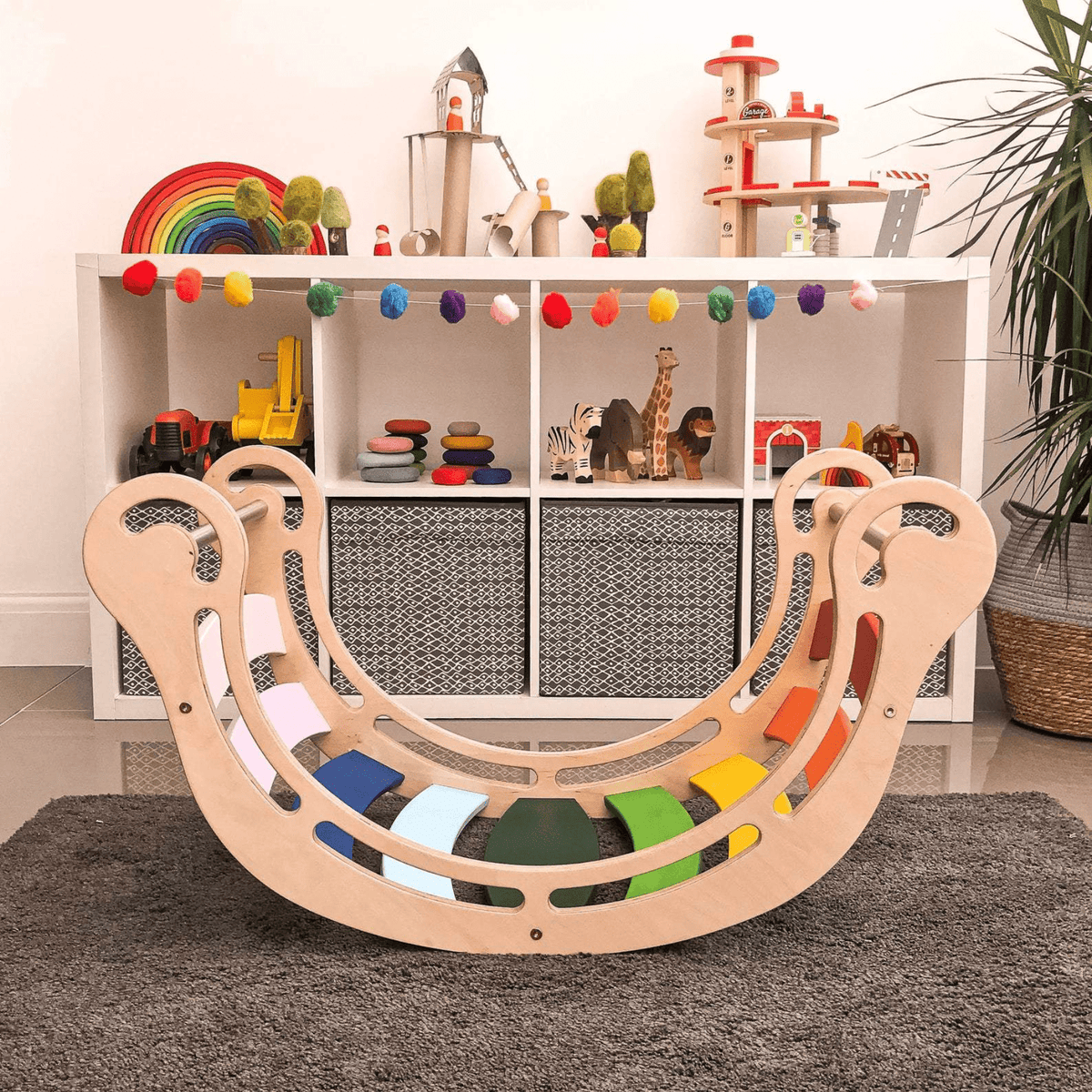Kletterbogen Montessori Kletterbogen und Wippe Original