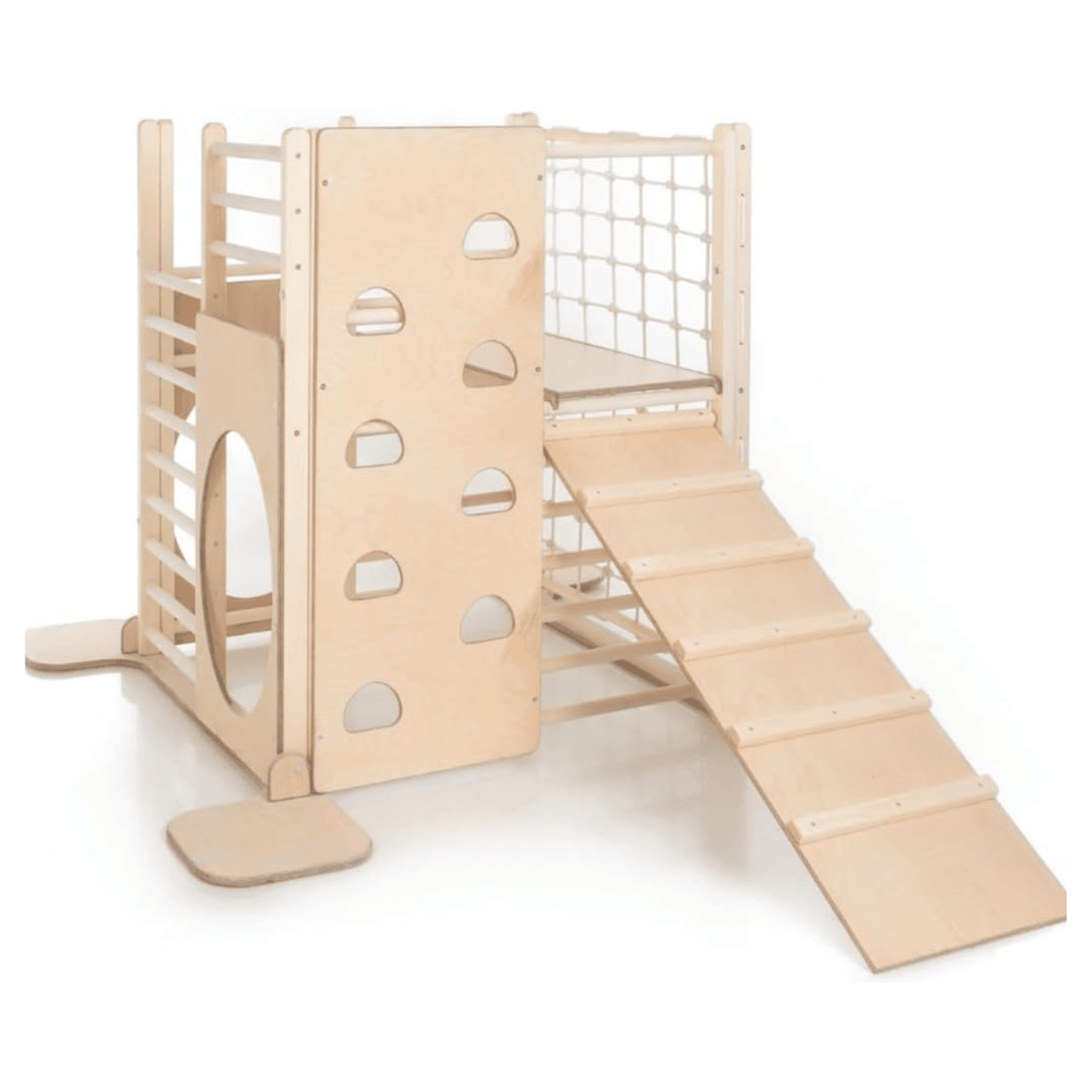 Betten und Klettergerüste Indoor Klettergerüst Kinder Holz Spielturm Holz XXL