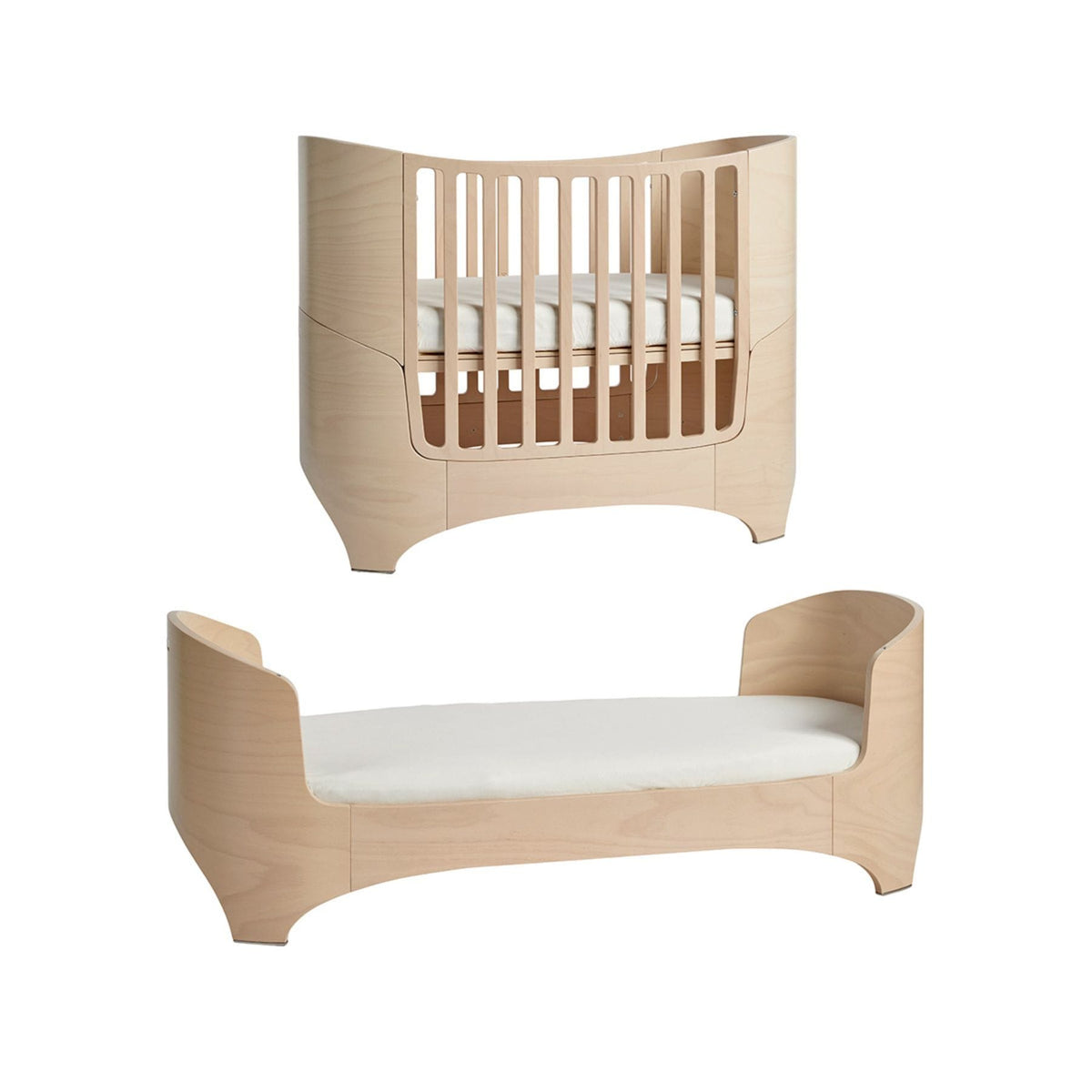 Babybetten & Kinderbetten Leander Classic Baby-Juniorbett 0-7 Jahre - Mitwachsend inkl. Junior-Kit | Dänisches Design