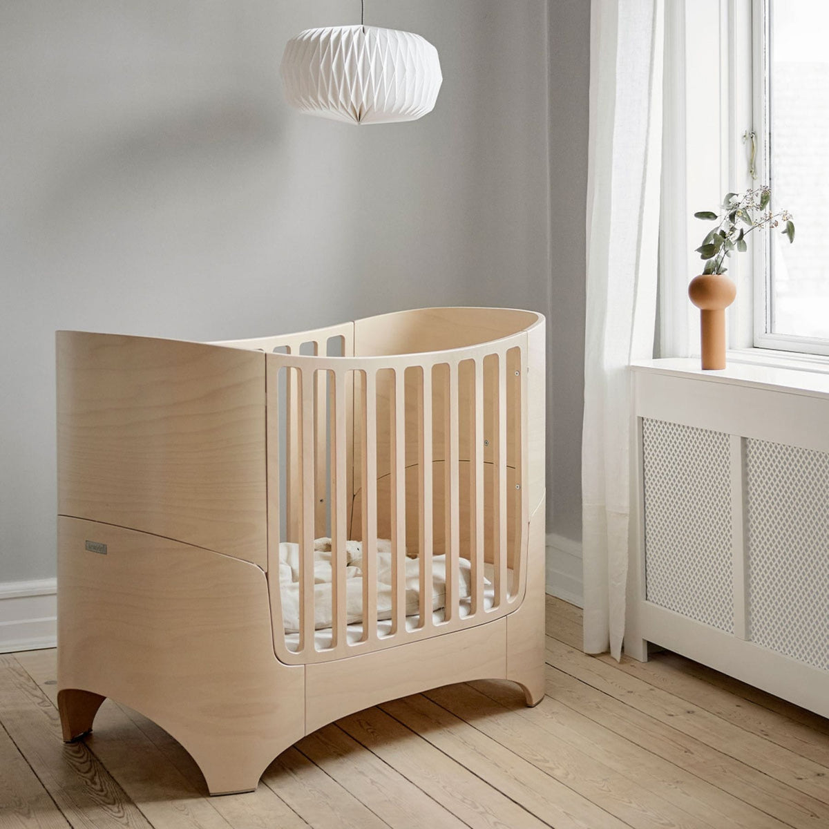 Babybetten & Kinderbetten Leander Classic Babybett 0-3 Jahre - Mitwachsend aus Massivholz | Dänisches Design