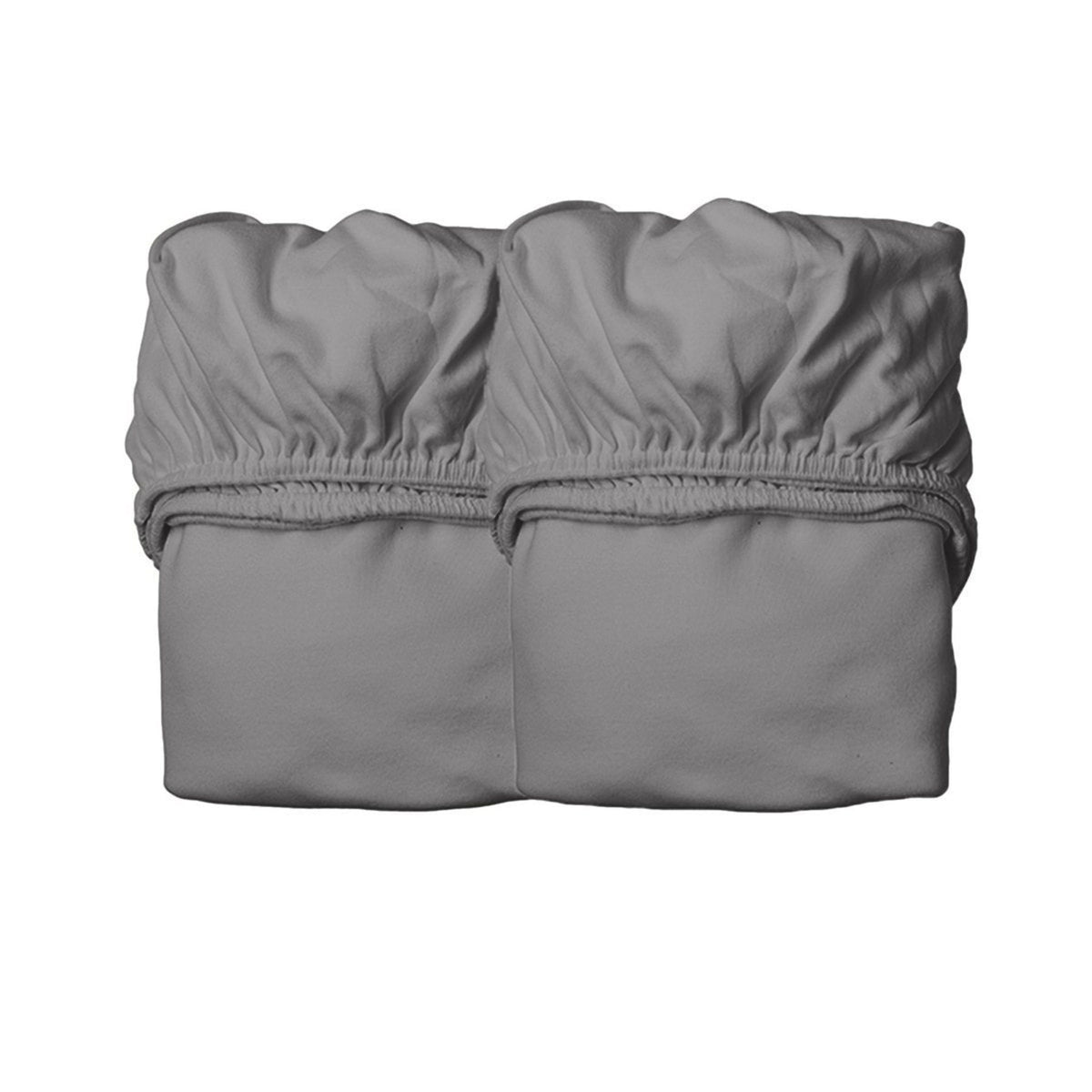 Babybett-Zubehör Leander Spannbettlaken Babybett 2er-Set - Bio-Baumwolle