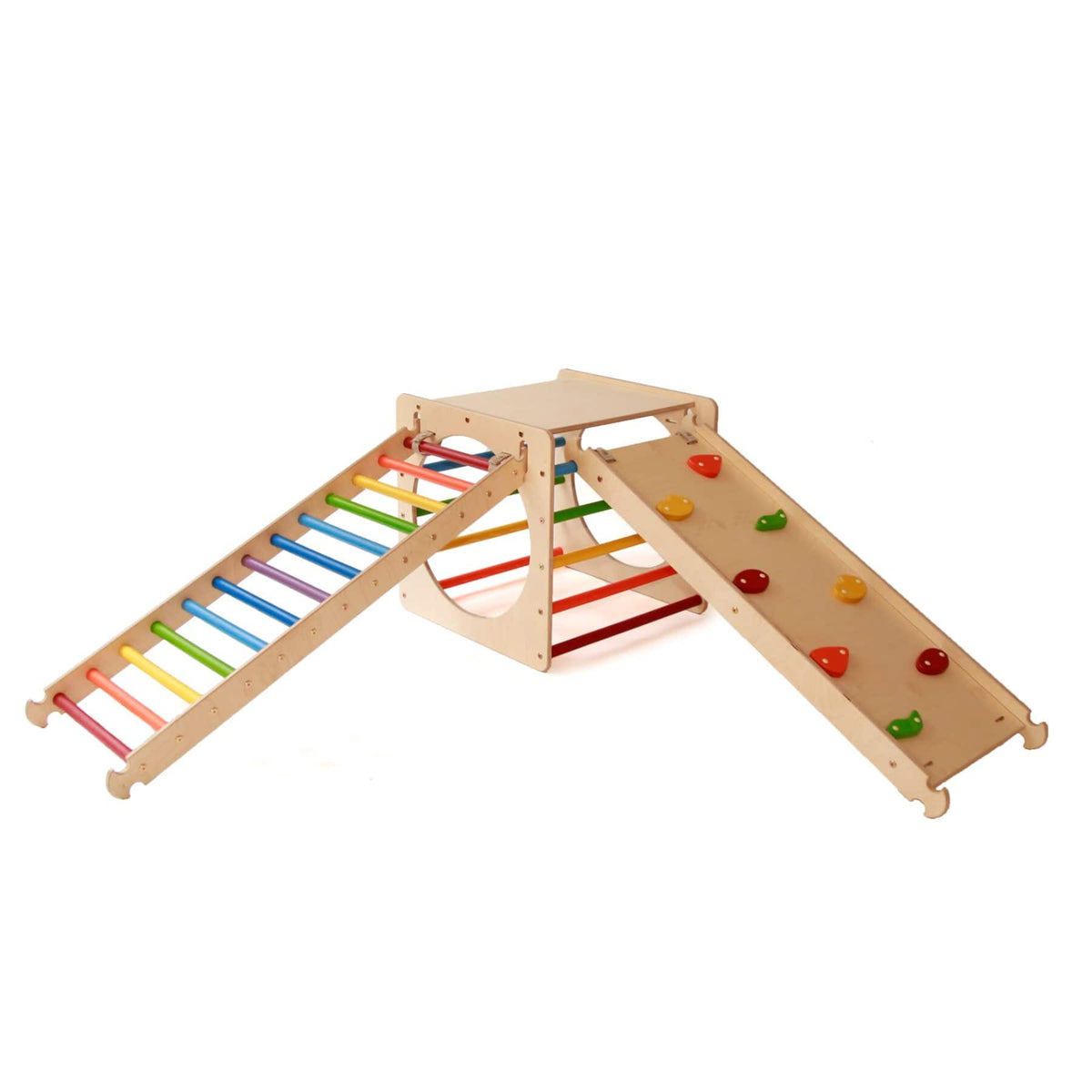 Kletterwürfel Kletterwürfel Explorer Holz Regenbogen