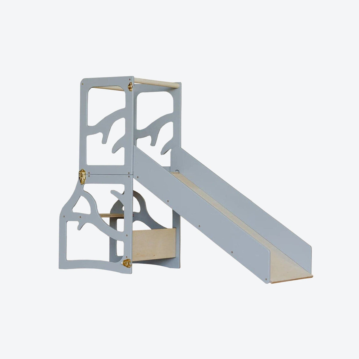 Learning Tower 3in1 wandelbarer Montessori Lernturm - mit Rutsche oder Tritthocker - Tree Design